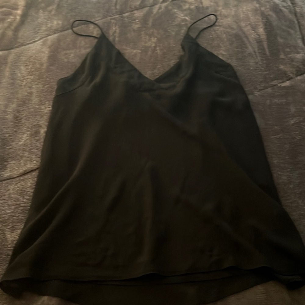 Lace black tank